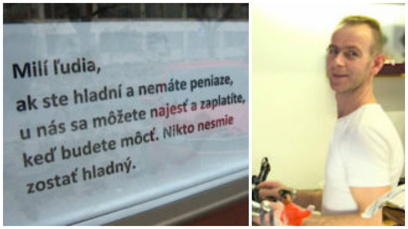 FOTO DNE: Bohatým nebere a&nbsp;chudým dává najíst. Majitel restaurace je dobrák od kosti