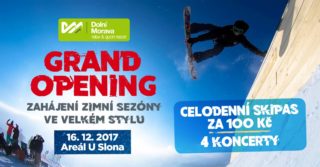 Otevřete novou zimní sezónu celodenním Grand Openingem na&nbsp;Dolní Moravě