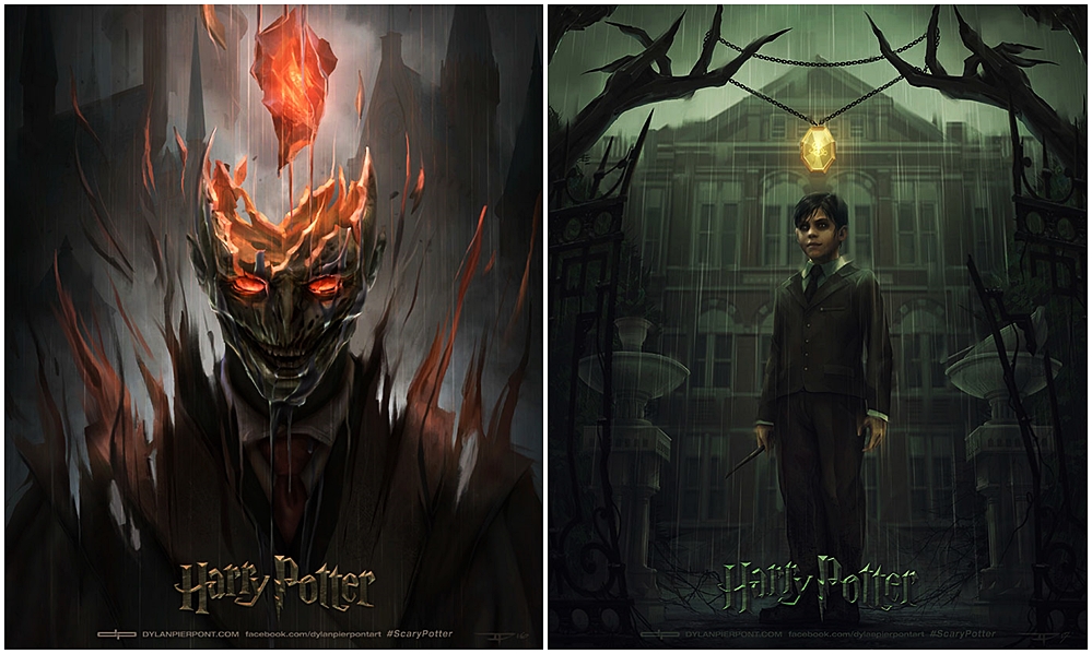 GALERIE: Voldemort by byl pyšný. Z hororových ilustrací Harryho Pottera vás zamrazí!