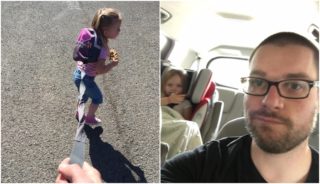 Patří děti na&nbsp;vodítko? Tatínek čelí kritice ze strany rodičů za zveřejněnou fotku