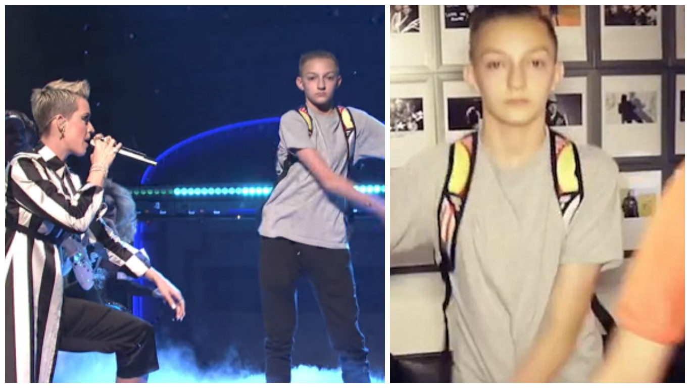 VIDEO: Kluk s&nbsp;batohem a&nbsp;strnulým výrazem je taneční bůh!