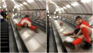 Au! Lákala vás někdy ta skluzavka v&nbsp;metru? Po&nbsp;tomhle VIDEU vás to přejde