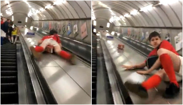 Au! Lákala vás někdy ta skluzavka v&nbsp;metru? Po&nbsp;tomhle VIDEU vás to přejde