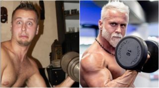 Třicátník toužil vypadat na&nbsp;šedesát, jeho proměnu sledují statisíce lidí