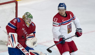 Čtvrtý zápas na&nbsp;mistrovství světa. ČR – Norsko 1:0 v&nbsp;prodloužení. O&nbsp;vítězství rozhodl Kovář