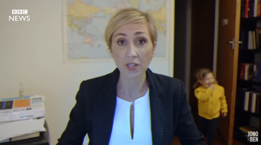 Parodie na slavný rozhovor pro BBC: Jak by to vypadalo, kdyby ho dělala matka dvou dětí? VIDEO