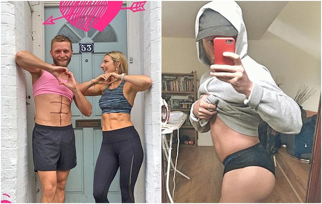 GALERIE: Místo činky vychlazená desítka? Muž skvěle paroduje fotky fitness nadšenců