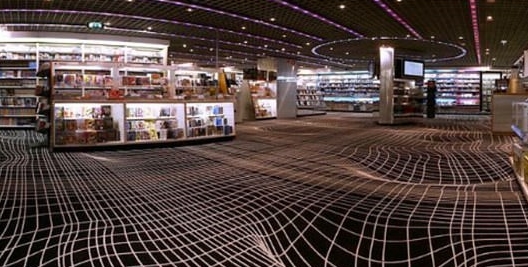 Krátery, nebo iluze? Koberec způsobující závratě vyvolal rozruch na internetu