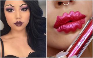 GALERIE: Nepovedený makeup? Ne, jen nový trend! Vlnitému obočí se směje internet