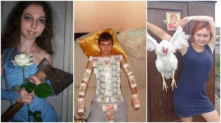 GALERIE: Jiný kraj, jiný mrav. Nejšílenější fotky z&nbsp;ruských seznamek