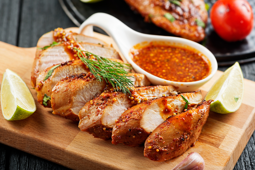 Babicovy recepty: Topky s&nbsp;lusky a&nbsp;kuřecí prsa na&nbsp;hořčicové omáčce