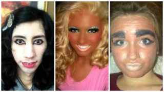 GALERIE: Katastrofální make-up. 15 zoufalek, co si spletly líčení s&nbsp;opravou fasády!