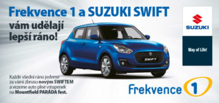 Frekvence 1 a&nbsp;nové SUZUKI SWIFT vám udělají lepší ráno!