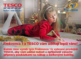Frekvence 1 a&nbsp;TESCO Vám udělají lepší ráno!