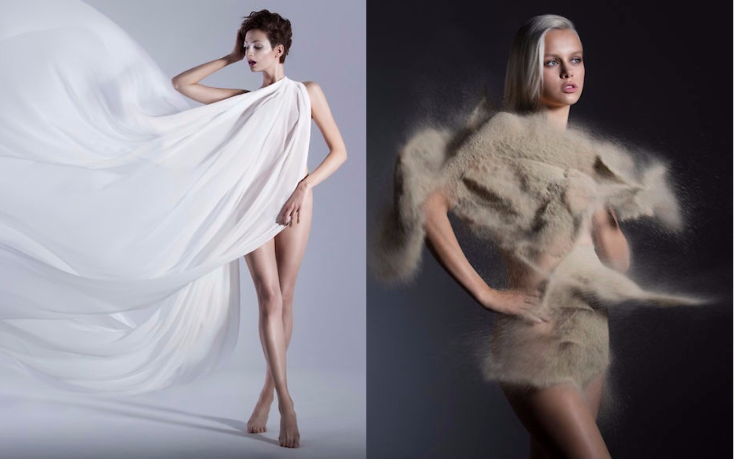 Kdybyste místo kalhot a triček zařadili do šatníku vítr a oheň. Galerie plná ženskosti