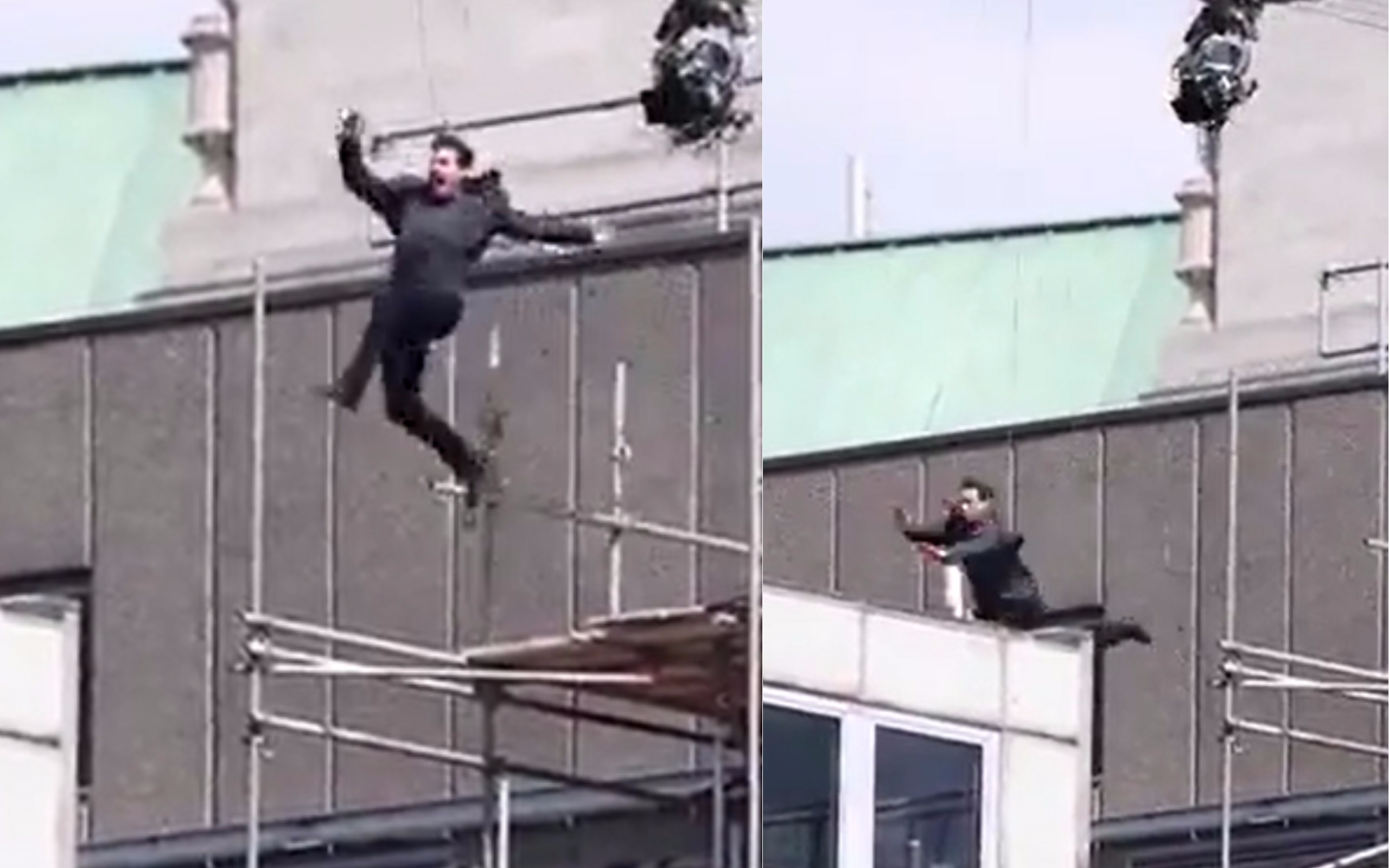 VIDEO: Drama na&nbsp;filmovém place. Tom Cruise se zranil během akční scény