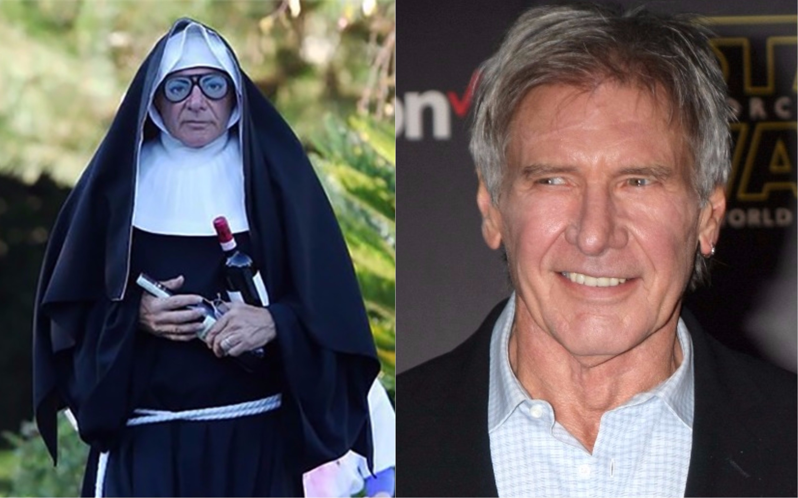 V čem dorazí letos? Harrison Ford je mistr převleků. Každoročně překvapí i pobaví