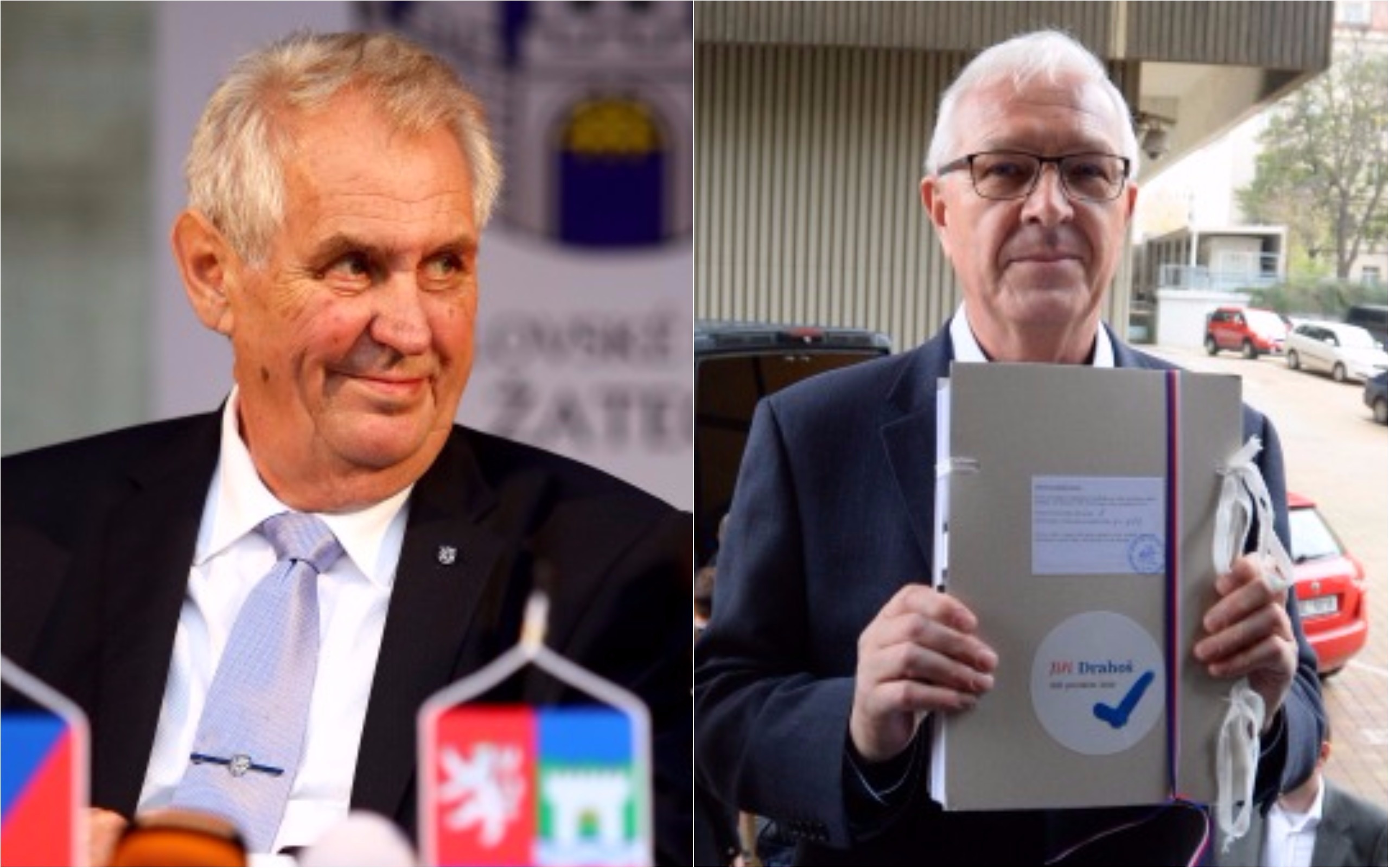 Zeman a Drahoš jsou favorité voleb, ukázal průzkum. Pětina lidí si z kandidátů ještě nevybrala