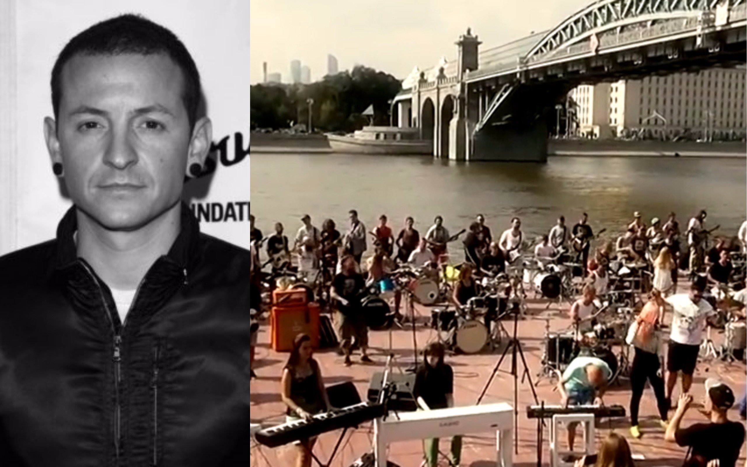 VIDEO: Tisíc fanoušků Linkin Park uctilo památku tragicky zesnulého Chestera Benningtona