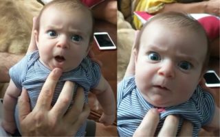 Co by tenhle drobeček řekl, kdyby uměl mluvit? Tatínek to ví! VIDEO je hitem internetu