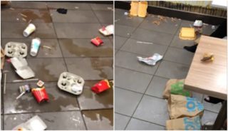 VIDEO: Tady jíst nechcete! Muž natočil šílený nepořádek ve fast foodu