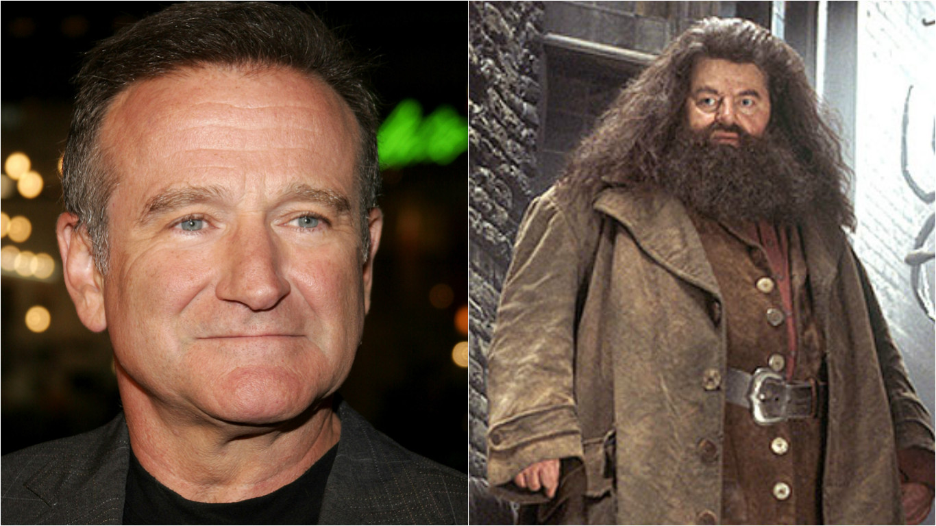 Robin Williams toužil po&nbsp;roli Hagrida. Jste Američan, je nám líto, odmítli ho tvůrci