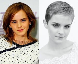 Emma Watson před a po